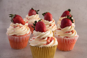 Professional food photography for a business client's cupcakes in Northern Virginia