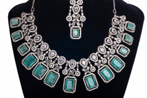 Professional product photography for a business client's necklace in Northern Virginia
