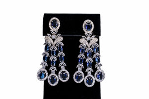 Professional product photography for a business client's earrings in Northern Virginia